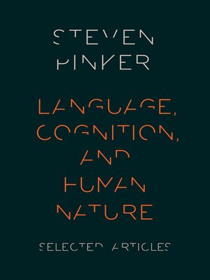 cover image of Language, Cognition, and Human Nature